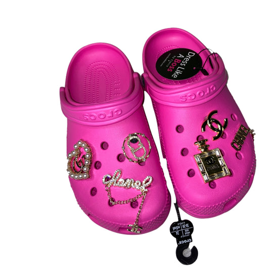 Luxury Pink Crocs