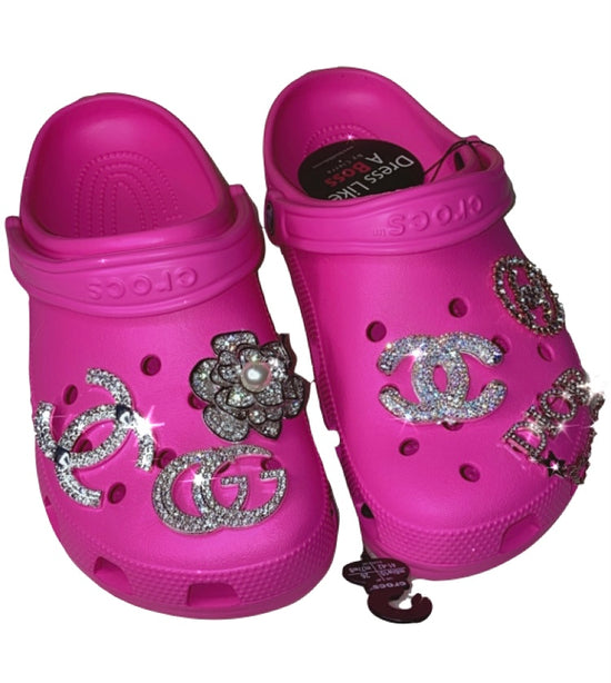 Luxury Pink Crocs